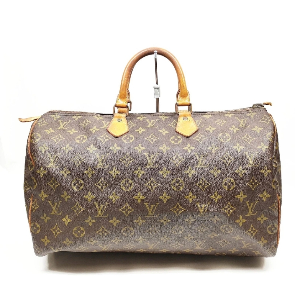 Louis Vuitton LV Hand Bag Speedy 40 Brown Monogram